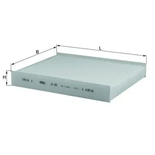 MAHLE LA169 Filtro, aire habitáculo