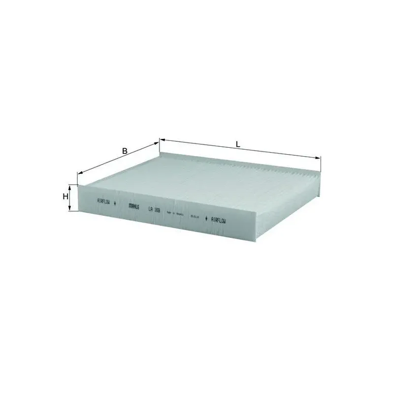 MAHLE LA169 Filtro, aire habitáculo