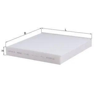 MAHLE LA462 Filtro, aire habitáculo