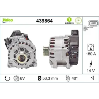 VALEO 439864 Alternador arrancador