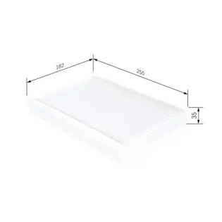 BOSCH 1987432272 Filtro, aire habitáculo