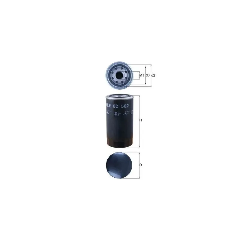 MAHLE OC502 Filtro de aceite