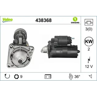 VALEO 438368 Motor de arranque