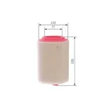 BOSCH F026400367 Filtro de aire