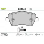 VALEO 601641 Juego de pastillas de freno