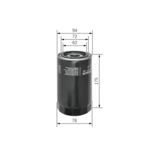 BOSCH F026407129 Filtro de aceite