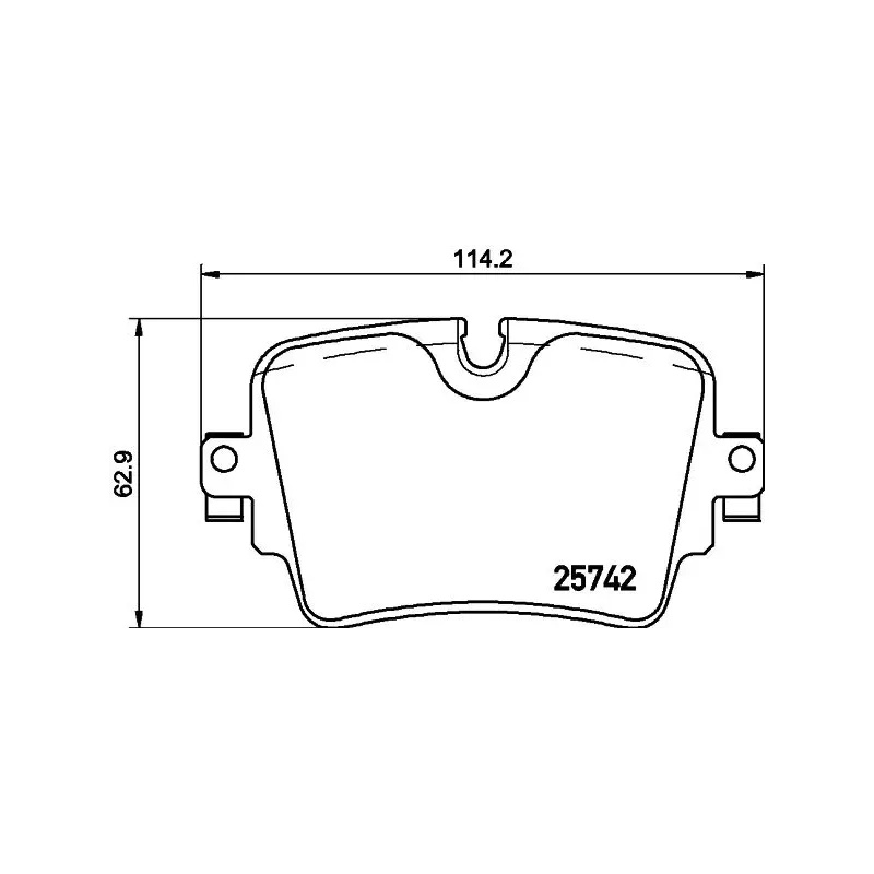 BREMBO P36033 Juego de pastillas de freno