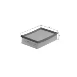 MAHLE LX642 Filtro de aire