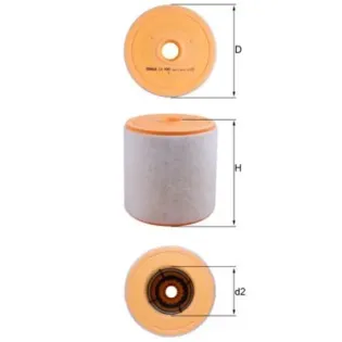 MAHLE LX4961 Filtro de aire