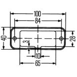 HELLA 2SA961167-011 Luz trasera