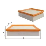 MAHLE LX4392 Filtro de aire