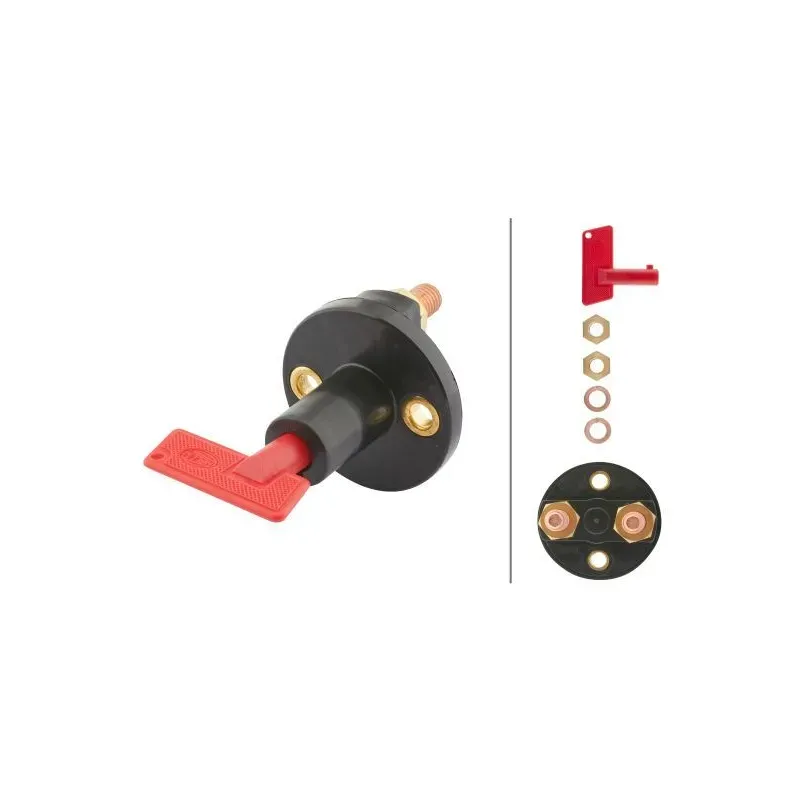 HELLA 6EK002843-001 Interruptor principal, batería