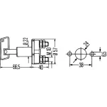 HELLA 6EK002843-001 Interruptor principal, batería