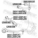 FEBEST 2920-RRIVUF Rótula de suspensión/carga