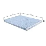 MAHLE LAK396 Filtro, aire habitáculo