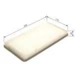 BOSCH 1987432208 Filtro, aire habitáculo