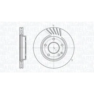 MAGNETI MARELLI 361302040214 Disco de freno (Unidad)