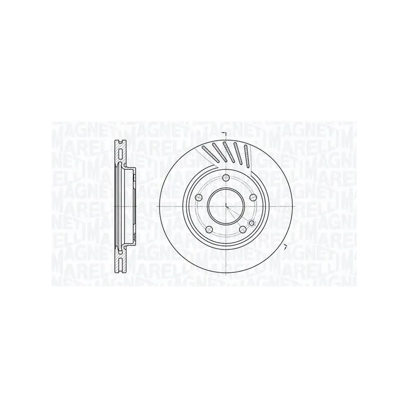 MAGNETI MARELLI 361302040214 Disco de freno (Unidad)