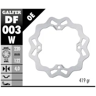 Disco freno moto Galfer Wave fijo 220x4mm DF003W