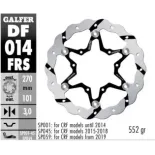 Disco freno moto flotante Galfer Wave 270x3mm DF01