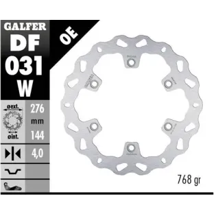 Disco freno moto Galfer Wave fijo 276x4mm DF031W