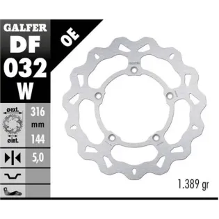 Disco freno moto Galfer Wave fijo 316x5mm DF032W