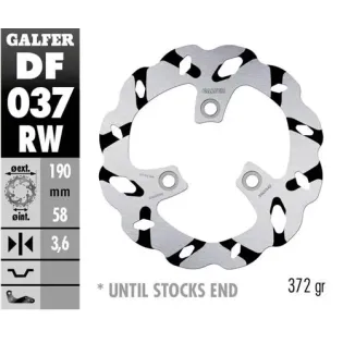 Disco freno moto Galfer Wave fijo 190X3.6Mm DF037R