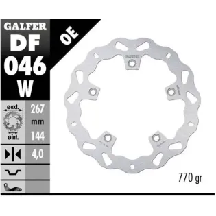 Disco freno moto Galfer Wave fijo 276x4mm DF046W