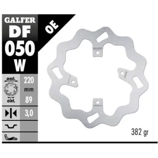 Disco freno moto Galfer Wave fijo 220x3mm DF050W