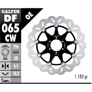 Disco freno moto Galfer flotante Wave completo 296