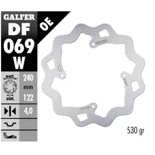 Disco freno moto Galfer Wave fijo 240X4mm DF069W