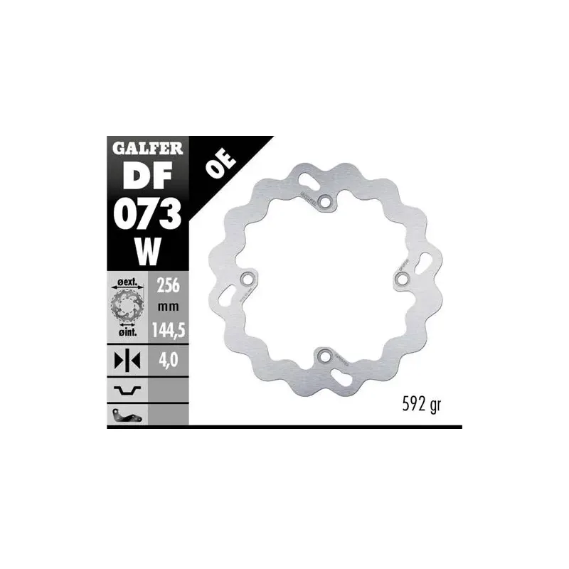 Disco freno moto Galfer Wave fijo 256x4mm DF073W