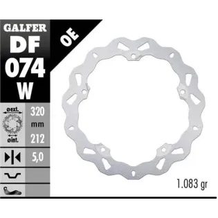 Disco freno moto Galfer Wave fijo 320x5mm DF074W