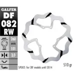Disco freno moto Galder Wave fijo 260X3mm DF082RW