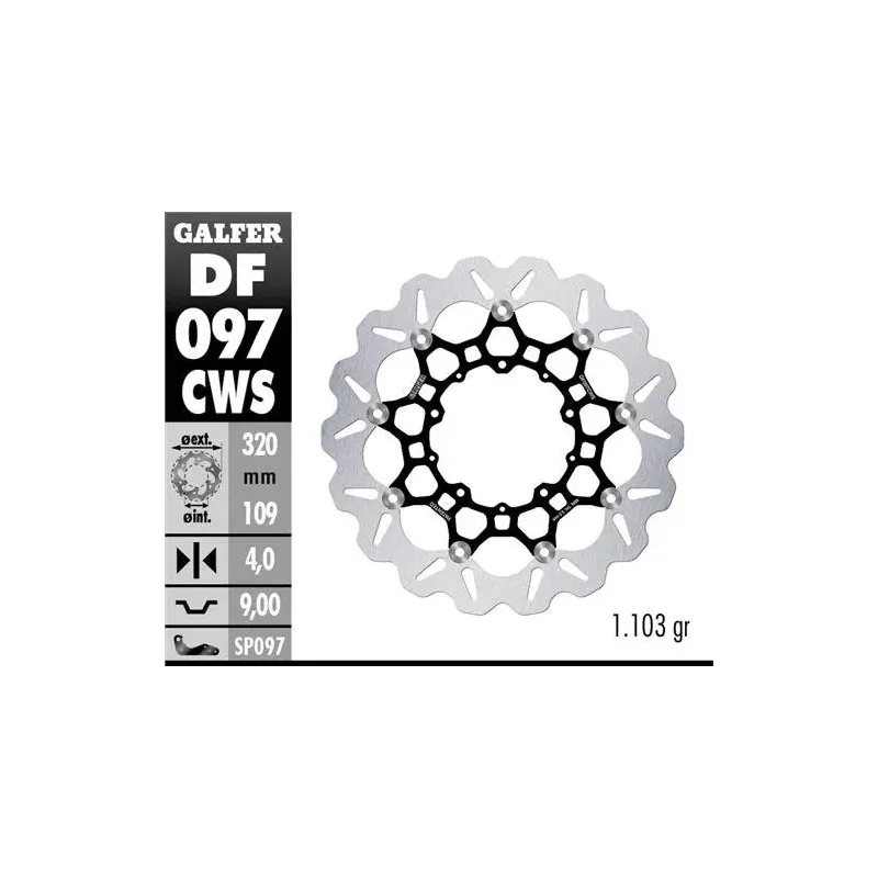 Disco de Freno Galfer Honda X-Adv 750 DF097CWS