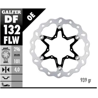 Disco freno moto Galfer Wave flotante 296x4mm DF13