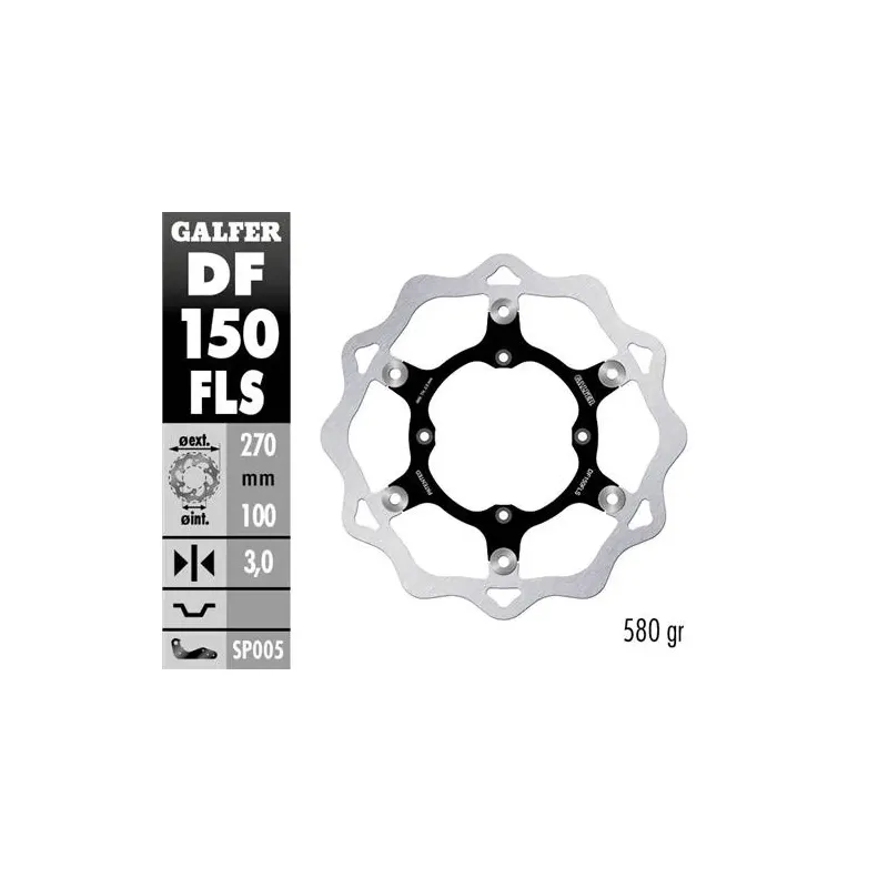 Disco freno moto Galfer Wave flotante 270x3mm DF15