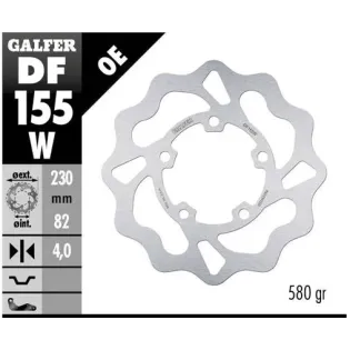 Disco freno moto Galfer Wave fijo 230x4mm DF155W