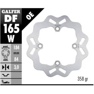 Disco freno moto Galfer Wave fijo 184x3mm DF165W