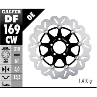 Disco freno moto Galfer flotante Wave completo 310