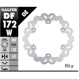 Disco freno moto Galfer Wave fijo 260x5mm DF172W