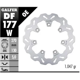 Disco freno moto Galfer Wave fijo 267x5mm DF177W