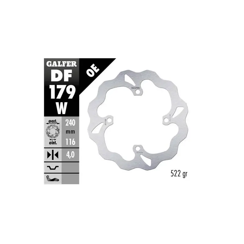 Disco freno moto Galfer Wave fijo 240x4mm DF179W