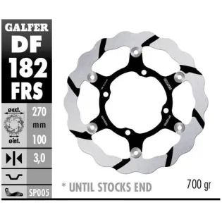 Disco freno moto flotante Galfer Wave 270x3mm DF18