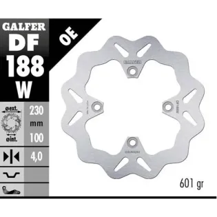 Disco freno moto Galfer Wave fijo 230x4mm DF188W