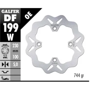 Disco freno moto Galfer Wave fijo 230x5mm DF199W