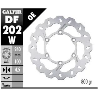 Disco freno moto Galfer Wave fijo 240x4.5mm DF202W
