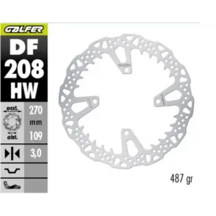 Disco de freno delantero Kawa KX 250 - 450 Galfer Shark DF208HW