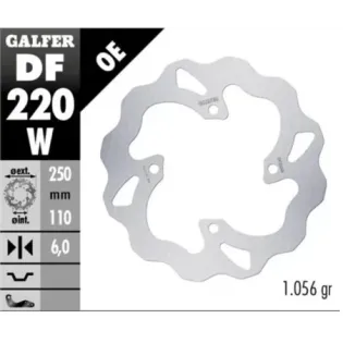Disco de freno Trasero Kawasaki GALFER DF220W 