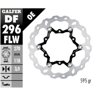 Disco freno moto Galfer Wave flotante 270x3mm DF29